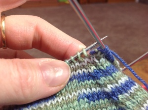 Work knit stitches
